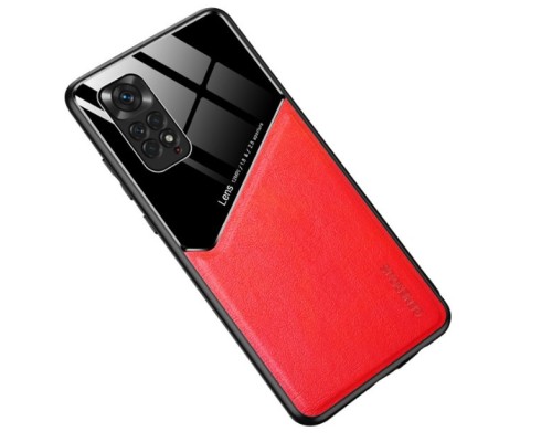 Бізнес чехол бампер GENEROUS для Xiaomi Redmi Note 11 Global / Note 11S 4G зі скла і штучної шкіри Бізнес чехол бампер GENEROUS для Xiaomi Redmi Note 11 Global / Note 11S 4G зі скла і штучної шкіри