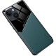 Бізнес чохол бампер GENEROUS для Apple iPhone 14 Plus зі скла та штучної шкіри