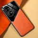 Бізнес чохол бампер GENEROUS для Huawei P50 Pro зі скла і штучної шкіри