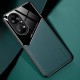 Бізнес чохол бампер GENEROUS для Huawei P50 Pro зі скла і штучної шкіри