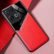 Бізнес чохол бампер GENEROUS для Oppo Reno8 Pro Global зі скла і штучної шкіри