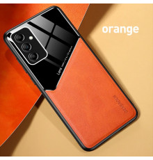 Бізнес чохол бампер GENEROUS для Samsung Galaxy A14 зі скла і штучної шкіри