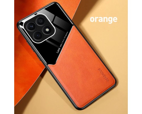 Бізнес чохол бампер GENEROUS для Huawei Honor X8a зі скла і штучної шкіри Бізнес чохол бампер GENEROUS для Huawei Honor X8a зі скла і штучної шкіри