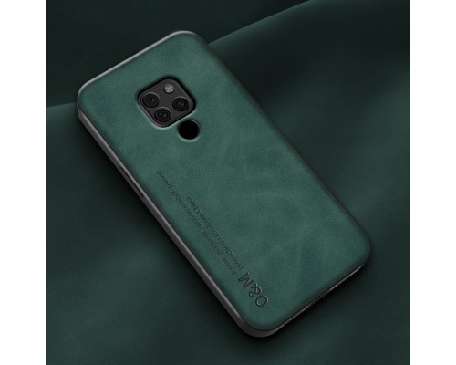 Шкіряний чохол Sheepskin з магнітом для Huawei Mate 20 Green Шкіряний чохол Sheepskin з магнітом для Huawei Mate 20 Green