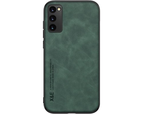 Шкіряний чохол Sheepskin з магнітом для Samsung Galaxy S20 FE Green Шкіряний чохол Sheepskin з магнітом для Samsung Galaxy S20 FE Green