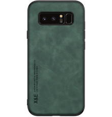 Шкіряний чохол Sheepskin з магнітом для Samsung Galaxy Note 8 Green