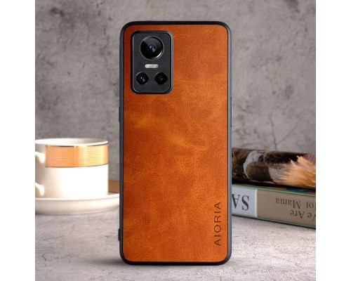 Шкіряний чохол AIORIA Vintage для Realme GT Neo 3 orange Шкіряний чохол AIORIA Vintage для Realme GT Neo 3 orange