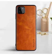 Шкіряний чохол AIORIA Vintage для Samsung Galaxy A22 5G orange