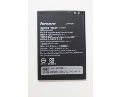 Акумулятор BL240 Lenovo Note 8 Акумулятор BL240 Lenovo Note 8