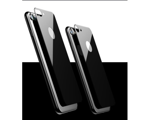 Захисне скло 4D Metal Back для iPhone 7 Plus (на задню кришку)