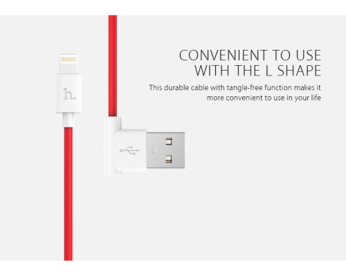 USB кабель Hoco Lightning UPL11 L Shape USB кабель Hoco Lightning UPL11 L Shape
