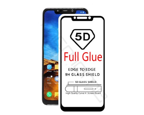 Захисне скло Xiaomi Pocophone F1 Full Glue 5D (Mocolo 0,33 мм)