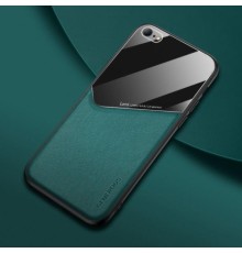 Бізнес чохол бампер GENEROUS для Apple Iphone 6 / 6s з скла і штучної шкіри