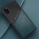 Бізнес чохол бампер GENEROUS для Samsung Galaxy A31 з скла і штучної шкіри