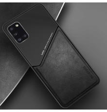 Бізнес чохол бампер GENEROUS для Samsung Galaxy A31 з скла і штучної шкіри