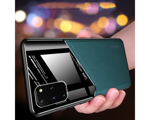 Бізнес чохол бампер GENEROUS для Samsung Galaxy S20 Ultra зі скла і штучної шкіри Бізнес чохол бампер GENEROUS для Samsung Galaxy S20 Ultra зі скла і штучної шкіри