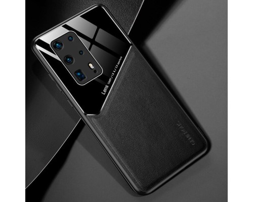 Бізнес чохол бампер GENEROUS для Huawei P40 Pro Plus зі скла і штучної шкіри Бізнес чохол бампер GENEROUS для Huawei P40 Pro Plus зі скла і штучної шкіри