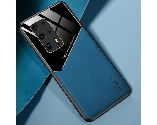 Бізнес чохол бампер GENEROUS для Huawei P40 Pro Plus зі скла і штучної шкіри Бізнес чохол бампер GENEROUS для Huawei P40 Pro Plus зі скла і штучної шкіри