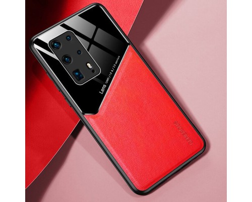 Бізнес чохол бампер GENEROUS для Huawei P40 Pro Plus зі скла і штучної шкіри Бізнес чохол бампер GENEROUS для Huawei P40 Pro Plus зі скла і штучної шкіри