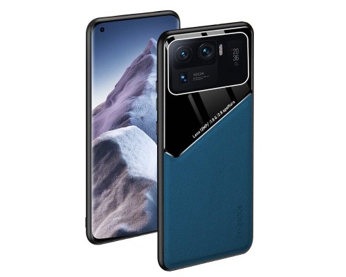 Бізнес чохол бампер GENEROUS для Xiaomi Mi 11 Ultra зі скла і штучної шкіри Бізнес чохол бампер GENEROUS для Xiaomi Mi 11 Ultra зі скла і штучної шкіри