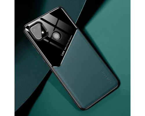 Бізнес чохол бампер GENEROUS для Xiaomi Redmi 9C з скла і штучної шкіри Бізнес чохол бампер GENEROUS для Xiaomi Redmi 9C з скла і штучної шкіри