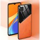 Бізнес чохол бампер GENEROUS для Xiaomi Redmi 9C з скла і штучної шкіри