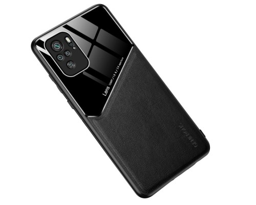 Бізнес чохол бампер GENEROUS для Xiaomi Redmi Note 10 / Redmi Note 10S з скла і штучної шкіри Бізнес чохол бампер GENEROUS для Xiaomi Redmi Note 10 / Redmi Note 10S з скла і штучної шкіри