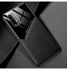 Бізнес чохол бампер GENEROUS для Xiaomi Poco M3 з скла і штучної шкіри