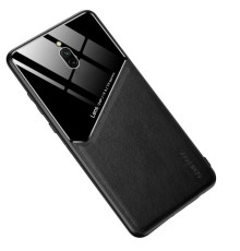 Бізнес чохол бампер GENEROUS для Huawei Mate 9 Pro зі скла і штучної шкіри