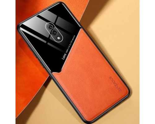 Бізнес чохол бампер GENEROUS для Realme X / Oppo K3 з скла і штучної шкіри
