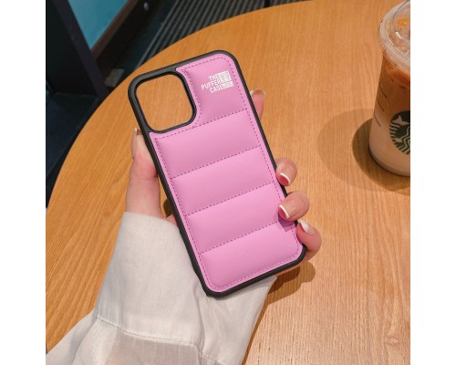 Чохол пуховик Puffer Case Apple Iphone 13 Pink Чохол пуховик Puffer Case Apple Iphone 13 Pink