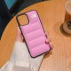 Чохол пуховик Puffer Case Apple Iphone 13 Pink