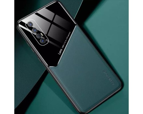 Бізнес чохол бампер GENEROUS для Realme X50 5G зі скла і штучної шкіри Бізнес чохол бампер GENEROUS для Realme X50 5G зі скла і штучної шкіри
