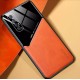 Бізнес чохол бампер GENEROUS для Realme X50 5G зі скла і штучної шкіри
