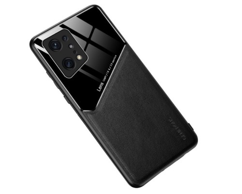 Бізнес чехол бампер GENEROUS для Opppo Find X5 Pro зі скла і штучної шкіри Бізнес чехол бампер GENEROUS для Opppo Find X5 Pro зі скла і штучної шкіри