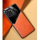 Бізнес чохол-бампер GENEROUS для Realme Narzo 50A Prime зі скла та штучної шкіри