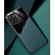 Бізнес чохол-бампер GENEROUS для Realme Narzo 50A Prime зі скла та штучної шкіри