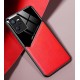 Бізнес чохол-бампер GENEROUS для Realme Narzo 50A Prime зі скла та штучної шкіри
