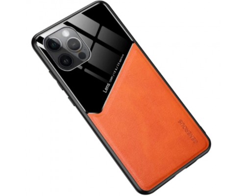Бізнес чохол бампер GENEROUS для Apple iPhone 14 Pro зі скла та штучної шкіри Бізнес чохол бампер GENEROUS для Apple iPhone 14 Pro зі скла та штучної шкіри