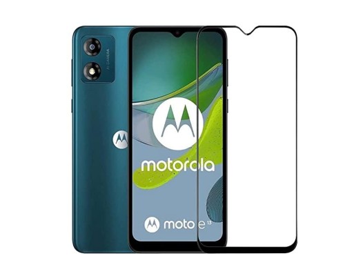 Захисне скло Motorola Moto E13 (Mocolo 0.33 mm) 5D Full Glue Захисне скло Motorola Moto E13 (Mocolo 0.33 mm) 5D Full Glue