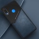 Бізнес чохол бампер GENEROUS для Huawei P Smart 2020 зі скла і штучної шкіри