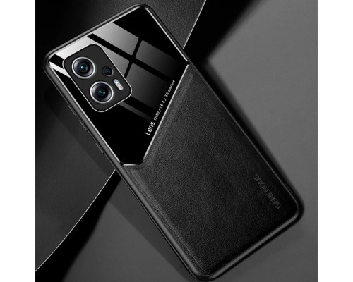 Бізнес чохол бампер GENEROUS для Xiaomi Poco F5 зі скла і штучної шкіри Бізнес чохол бампер GENEROUS для Xiaomi Poco F5 зі скла і штучної шкіри