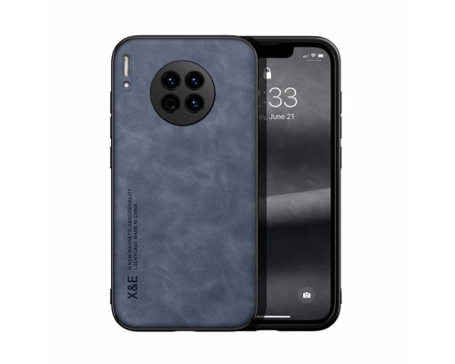 Шкіряний чохол Sheepskin з магнітом для Huawei Mate 30 Pro Blue Шкіряний чохол Sheepskin з магнітом для Huawei Mate 30 Pro Blue
