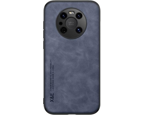 Шкіряний чохол Sheepskin з магнітом для Huawei Mate 40 Pro Blue Шкіряний чохол Sheepskin з магнітом для Huawei Mate 40 Pro Blue