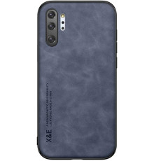 Шкіряний чохол Sheepskin з магнітом для Samsung Galaxy Note 10 Plus Blue