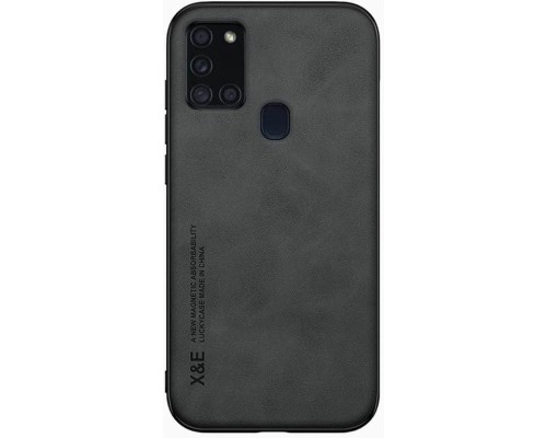 Шкіряний чохол Sheepskin з магнітом для Samsung Galaxy A21s Шкіряний чохол Sheepskin з магнітом для Samsung Galaxy A21s