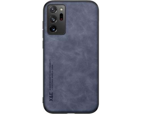 Шкіряний чохол Sheepskin з магнітом для Samsung Galaxy Note 20 Ultra Blue Шкіряний чохол Sheepskin з магнітом для Samsung Galaxy Note 20 Ultra Blue