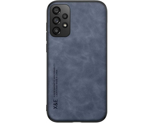 Шкіряний чохол Sheepskin з магнітом для Samsung Galaxy A13 4G Blue Шкіряний чохол Sheepskin з магнітом для Samsung Galaxy A13 4G Blue