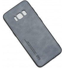 Шкіряний чохол Sheepskin з магнітом для Samsung Galaxy S8 Blue