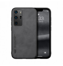 Шкіряний чохол Sheepskin з магнітом для Huawei P40 Pro